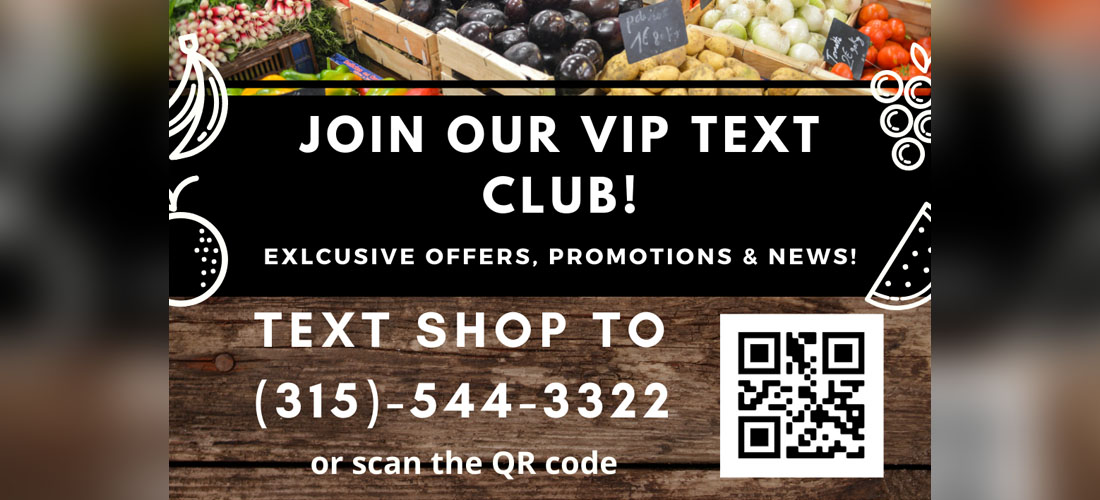 Join Our VIP Text Club